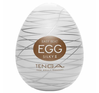 Japoński masturbator - Tenga Egg Silky II 1szt